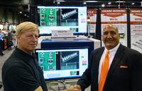 From left to right: Cal Houdek, Co-owner of CALTRONICS, and Brian D’Amico, President of MIRTEC.